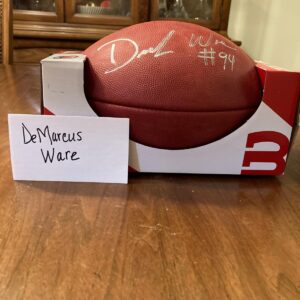 DeMarcus Ware Autographed Football (#94)