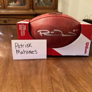 Patrick Mahomes Autographed Football
