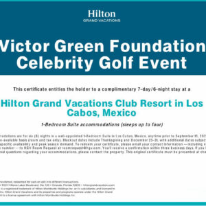 Hilton Los Cabos – 7-Day/6-Night Luxury Stay for Four – 1-Bedroom Suite (Certificate #1)
