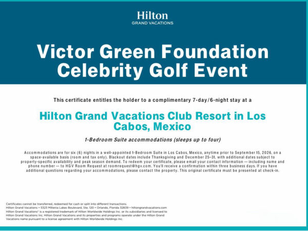 Hilton Los Cabos – 7-Day/6-Night Luxury Stay for Four – 1-Bedroom Suite (Certificate #2)