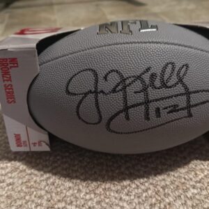Jim Kelly Autographed Gray Football
