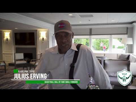 Video thumbnail for Julius Erving at Victor Green Foundation Celebrity Golf 2021