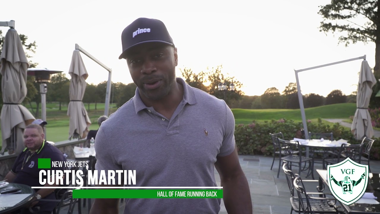 Curtis Martin at Victor Green Foundation Celebrity Golf 2021