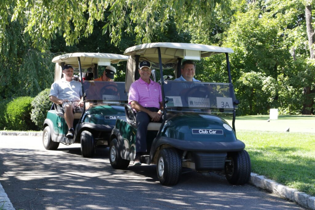 Golfers at the Victor Green Foundation Celebrity Golf Classic